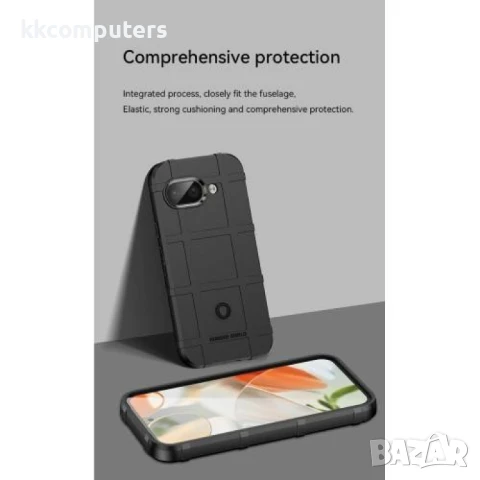 Google Pixel 9a Удароустойчив Square Grid Design Калъф и Протектор, снимка 6 - Калъфи, кейсове - 51122536