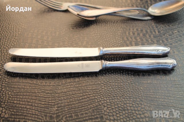 Посребрен комплект за хранене 24 броя , снимка 15 - Колекции - 42654427