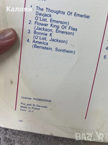 Грамофонна плоча - Keith Emerson & the Nice!, снимка 4 - Грамофонни плочи - 51363554