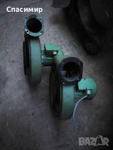 Вентилатори тип охльов 0,48 kw на 2860 и 3460 обр трифазни , снимка 3 - Електродвигатели - 51859702