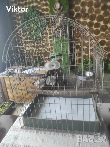 Клетка за папагал, снимка 4 - Папагали - 52348971
