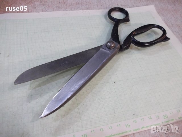 Ножица крояшка среден тип 240 мм. от з-д "П.Денев-Габрово", снимка 8 - Други ценни предмети - 42317453
