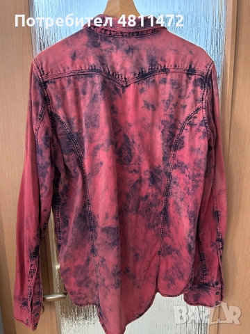 Diesel оригинална мъжка риза L / acid wash / premium модел, снимка 2 - Ризи - 54350068