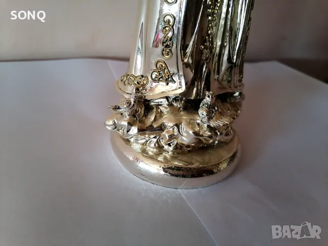 Прекрасна Посребрена Статуетка, снимка 4 - Статуетки - 47328749
