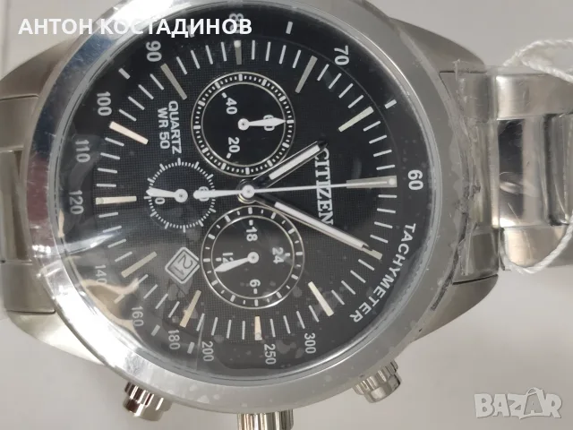 Часовник Citizen chronograph speed in house caliber, снимка 7 - Мъжки - 56441648