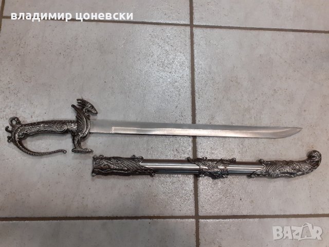 Стара красива сабя ,ятаган,меч,острие, снимка 4 - Колекции - 36892793