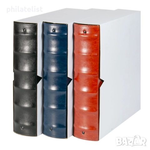 LINDNER - Универсален албум XL за 224 банкноти , FDC пликове , снимки - черен, снимка 2 - Филателия - 52350335