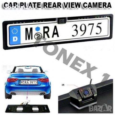 Камера за задно виждане вградена в стойка за номер парктроник, снимка 4 - Аксесоари и консумативи - 31888740