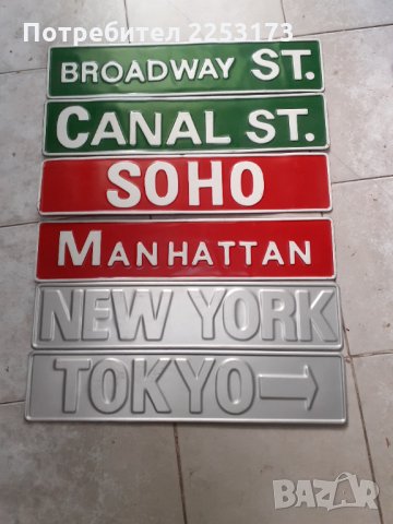 Нови алуминиеви табели с боя от САЩ