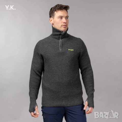 Оригинален мъжки пуловер Bergans of Norway Ulriken Jumper, снимка 5 - Пуловери - 52453730