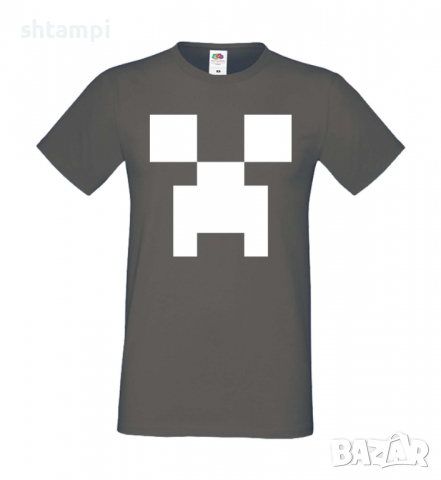 Мъжка тениска Creeper Face 1,майнкрафт Minecraft,Игра,Забавление,подарък,Изненада,Рожден Ден., снимка 6 - Тениски - 36466954