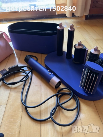 Dyson Airwrap Complete Long HS05 – Prussian Blue / Rich Copper – ПЪЛЕН СЕТ, снимка 2 - Друга електроника - 55952829