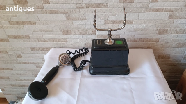 Стар немски телефон с вилка - царско време - 1920" година, снимка 7 - Антикварни и старинни предмети - 53255424