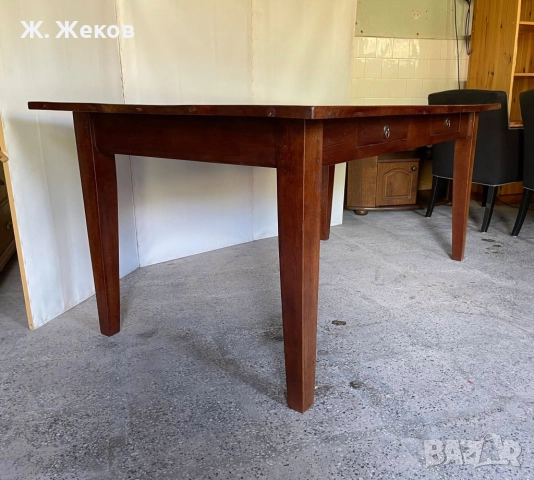 Дъбова трапезна маса, снимка 4 - Маси - 52932772