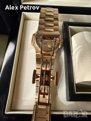 Patek Philippe nautilus moonphase rose gold, снимка 7 - Мъжки - 55966060