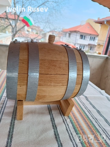 Дървено буренце 5 литра -ново, снимка 2 - Други стоки за дома - 54201083