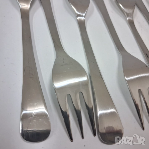 12 Десертни вилички "Петко Денев" - Габрово, неизползвани, снимка 7 - Прибори за хранене, готвене и сервиране - 31147822