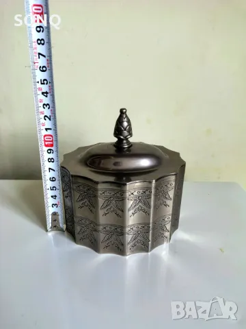 Прекрасна Стара Посребрена Кутия За Бижута-Godinger , снимка 7 - Антикварни и старинни предмети - 49640992