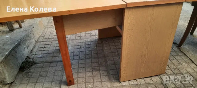 Маса, въртящ стол и табуретка, снимка 5 - Маси - 35087383