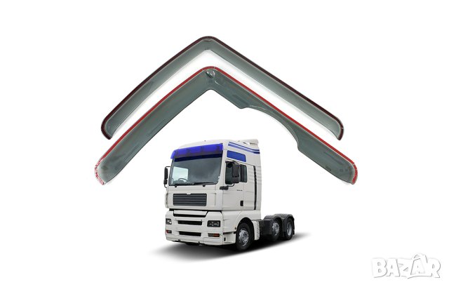 ВЕТРОБРАНИ MAN TGA TGL МАН ТГА (2007-2016) комплект 