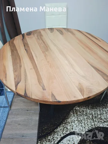 Маса от дърво орех като нова , снимка 2 - Маси - 56002304