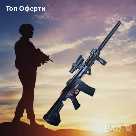Играчка Gelsoft M416 автомат с аксесоари + гел муниции , снимка 5 - Други - 50379755