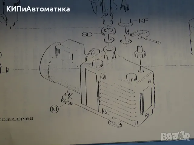 Вакуум помпа Edwards E1M-18 Rotary Vacuum Pump 220V 18 m3/h, снимка 11 - Резервни части за машини - 49737798