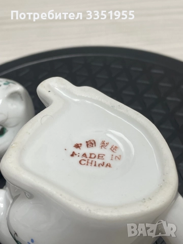 Красива антикварна каничка за Мляко Коте, снимка 11 - Сервизи - 51876302