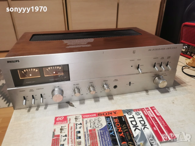 PHILIPS 594 AMPLIFIER-ВНОС SWEDEN 1204260816LCHERY1, снимка 9 - Ресийвъри, усилватели, смесителни пултове - 54170251