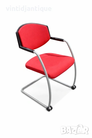 Конферентни столове с S-образна рамка Stoll Giroflex 16 червен