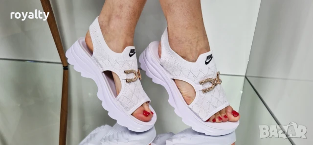 Nike бели дамски сандали , снимка 17 - Сандали - 51028550