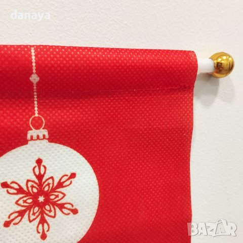 4199 Коледен банер за закачане с висящи крачета, 70 x 40 cm, снимка 7 - Декорация за дома - 42769626