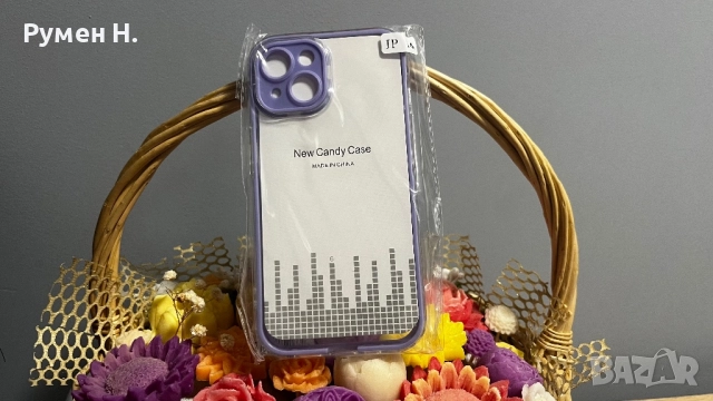 Цветни Силиконови Калъфи за Iphone, снимка 3 - Калъфи, кейсове - 52542283