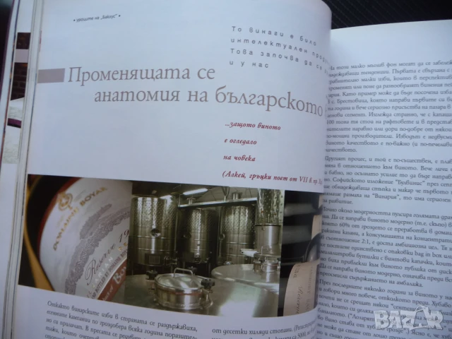 Бакхус порцеланът Тити Папазов Навара българско вино ресторанти храна напитки, снимка 7 - Списания и комикси - 50903752