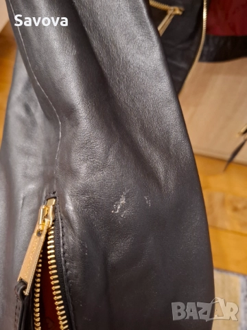 DSQuared2 кожено яке, снимка 7 - Якета - 52282312