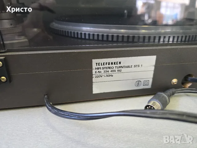🔥💿 Telefunken STS 1 💿🔥, снимка 7 - Грамофони - 56428922