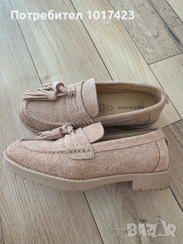 Велурени детски лоуфъри, снимка 2 - Детски обувки - 51567660
