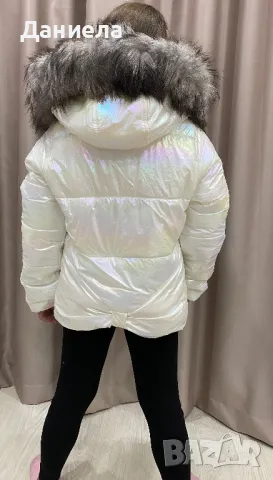 Уникално зимно яке с естествен пух Деги, снимка 2 - Детски якета и елеци - 47466453