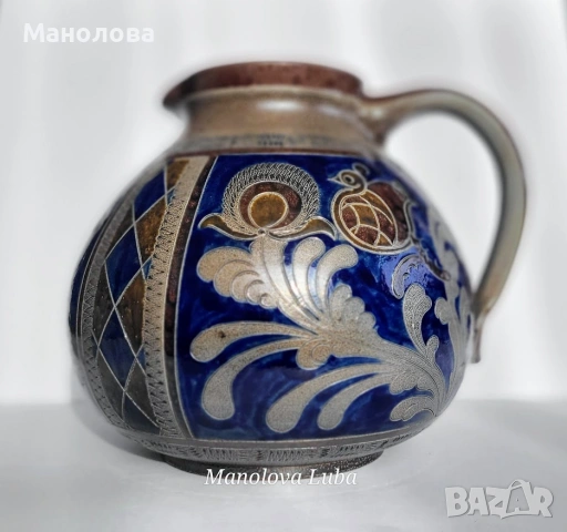 Кана керамика Westerwald (Westerwald stoneware), снимка 3 - Други ценни предмети - 54061608