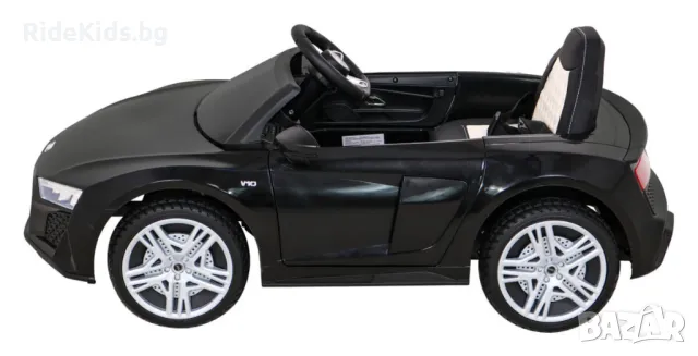Audi R8 LIFT 12V – Детска акумулаторна кола, Черна, EVA гуми, снимка 11 - Детски велосипеди, триколки и коли - 50422067