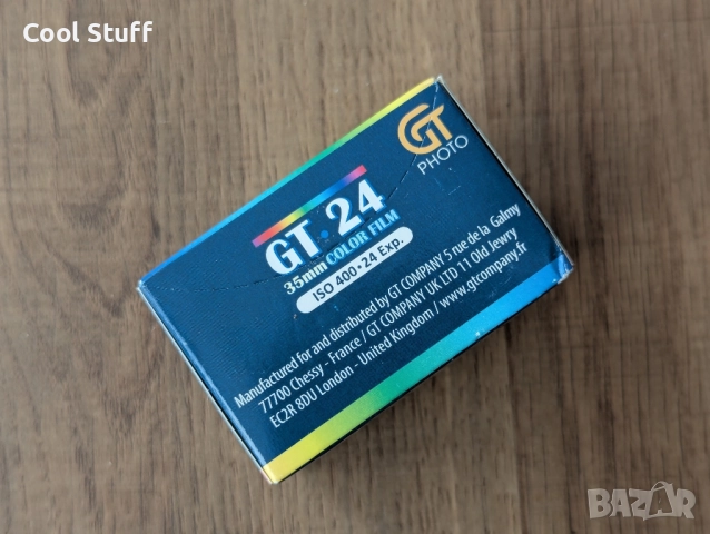 Фото филм GT Photo GT24 35mm Color Film ISO 400 , снимка 3 - Чанти, стативи, аксесоари - 51728342