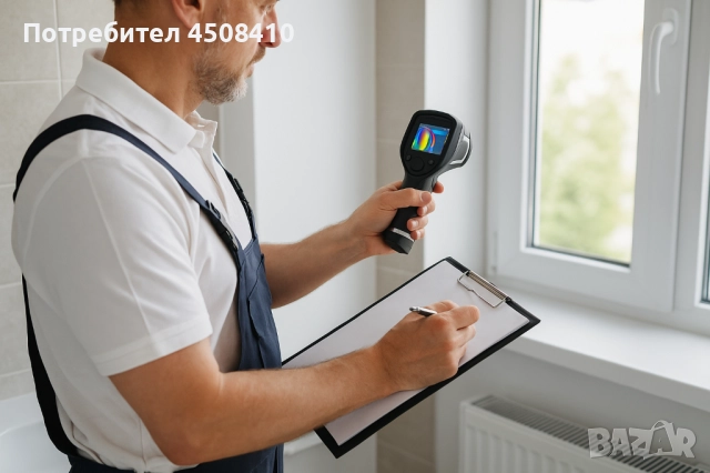 Намиране на скрити течове със термокамера