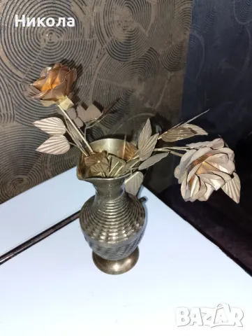 Месингова кана-19см, снимка 4 - Декорация за дома - 48763347