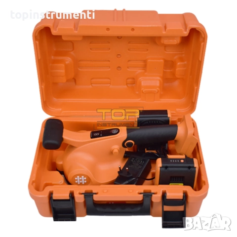 Виброчук акумулаторен за голямоформатни плочки, SHIJING 9392, 2x2Ah, 166 мм, до 120 кг, в куфар, снимка 3 - Други инструменти - 52563258