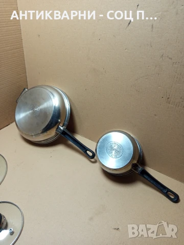 Комплект Стари Тиган и Касерола с Капаци., снимка 10 - Антикварни и старинни предмети - 50813559