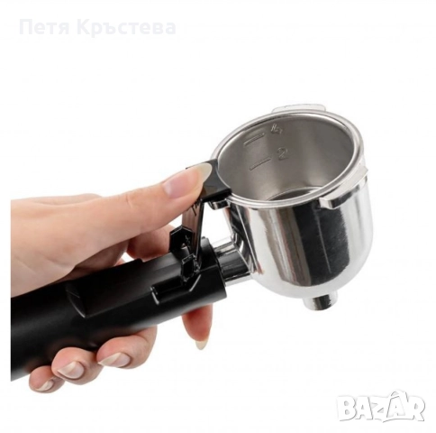 Комплект еспресо машина MUHLER MCM-33 + 2 стъклени чаши Luigi Ferrero Caffeina 80ml FR-8012 ПОДАРЪК , снимка 6 - Кафемашини - 51628803