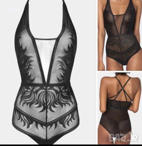 Triumph S/ M Черно луксозно ,дантелено боди 