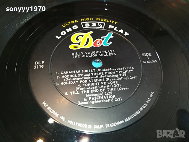 BILLY VAUGHN-USA ПЛОЧА 2104231020, снимка 4 - Грамофонни плочи - 40434133