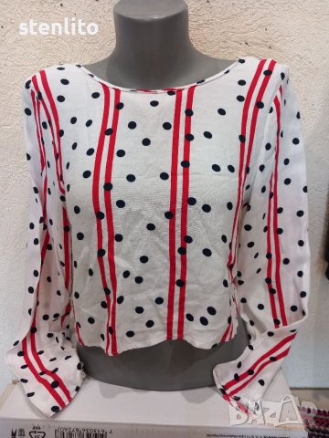 ДАМСКА БЛУЗА ZARA р-р М, снимка 3 - Блузи с дълъг ръкав и пуловери - 38348577