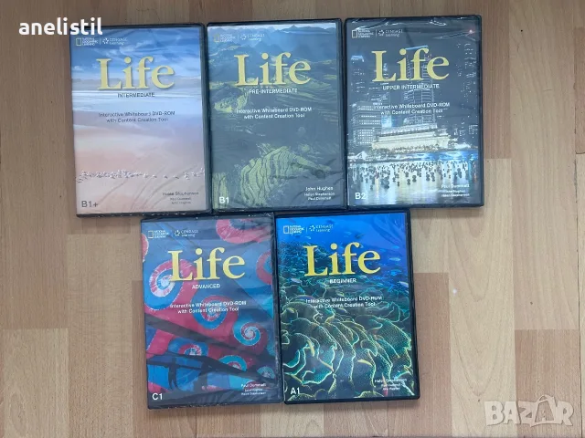 Комплект 5 DVD Life National Geographic Learning – английски A1–C1